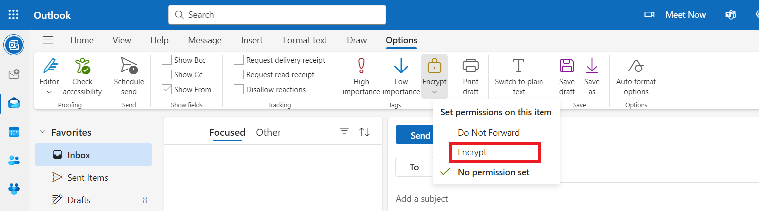 How to Encrypt in Outlook