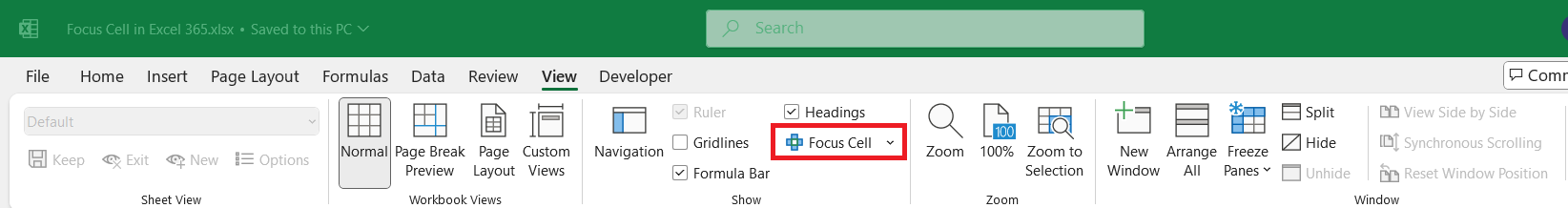 Focus Cell