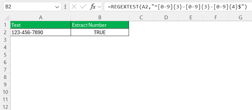 Regex Special Characters in Excel