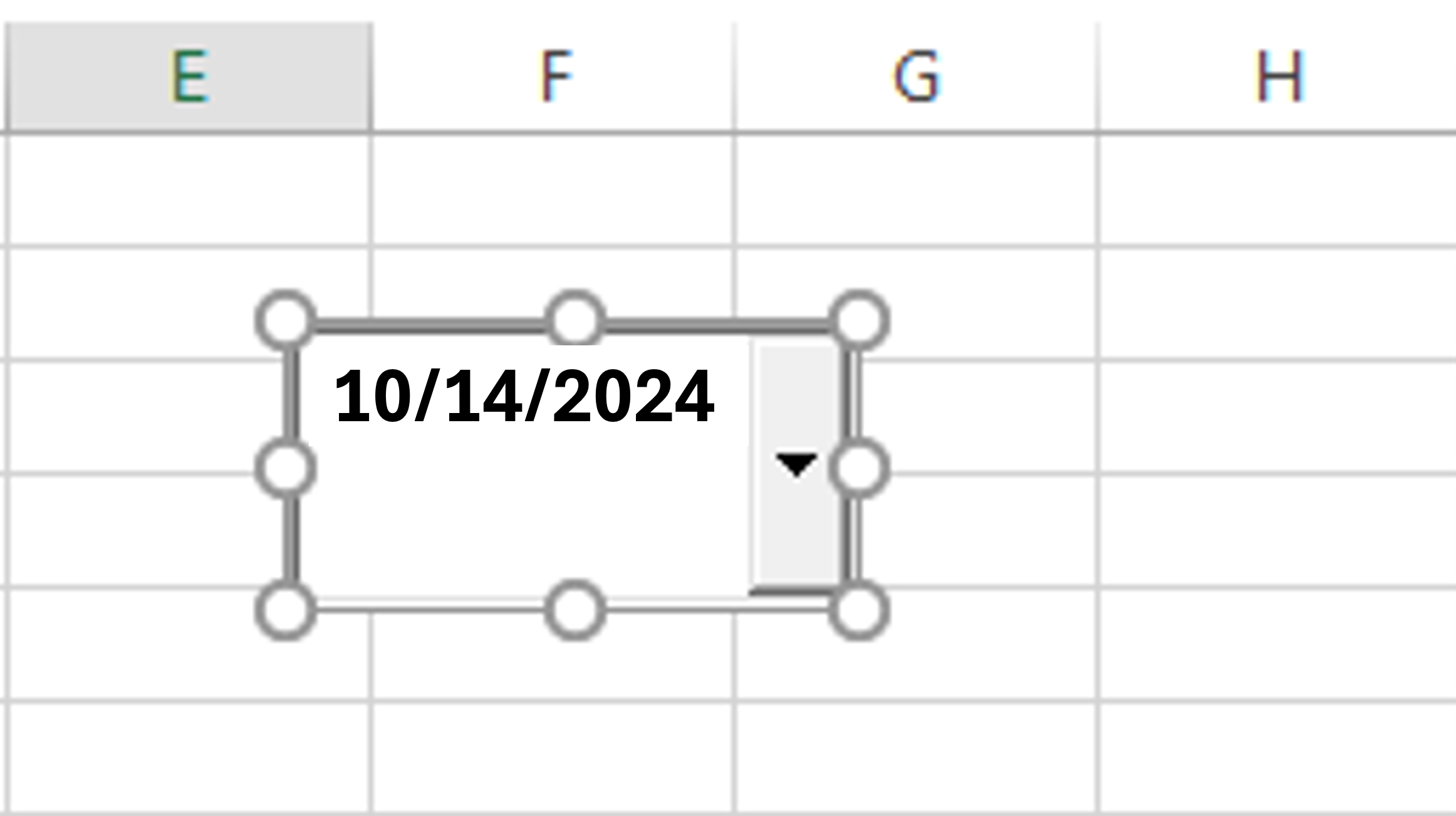 Excel Date Picker