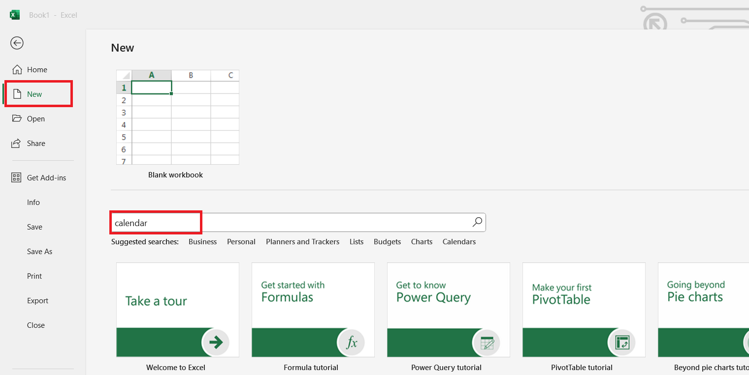 Excel Date Picker