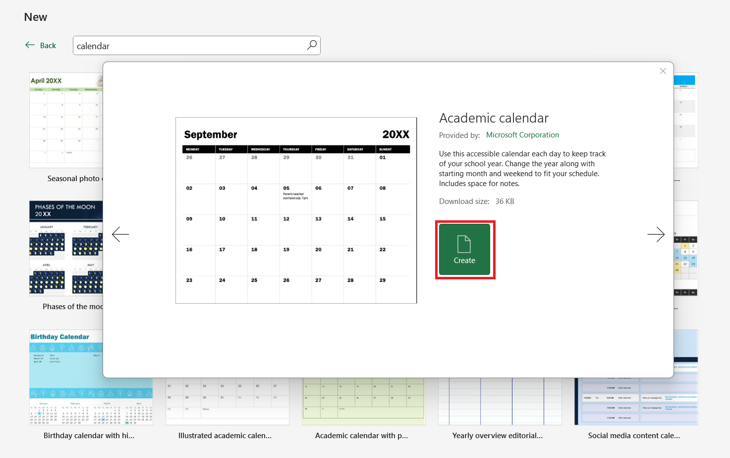 Excel Date Picker