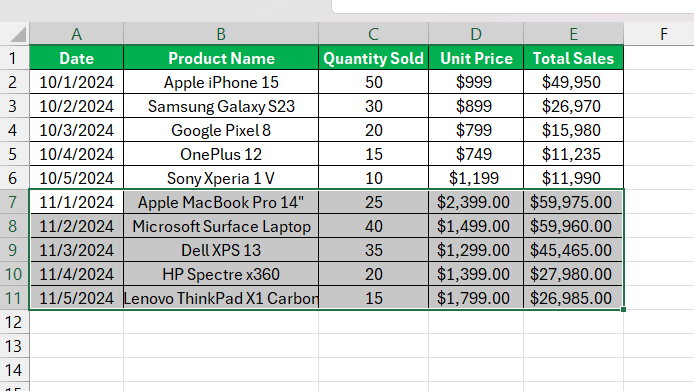 Combine Multiple Excel Files