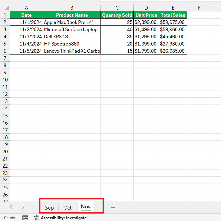 Combine Multiple Excel Files