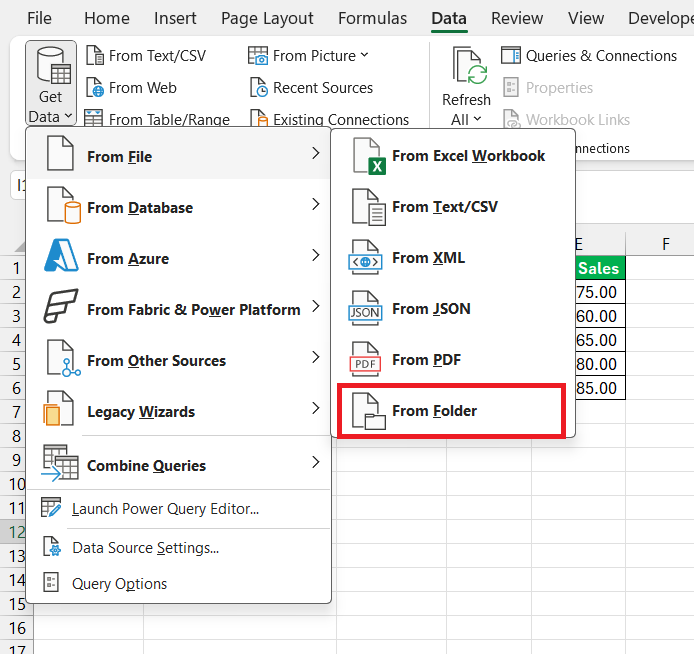 Combine Multiple Excel Files