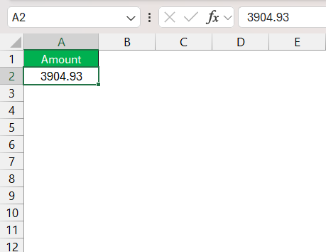 Roundup Function in Excel