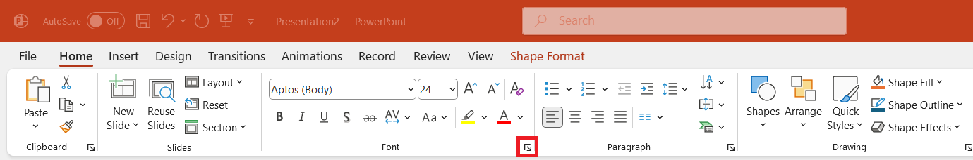 Adding Exponents in PowerPoint