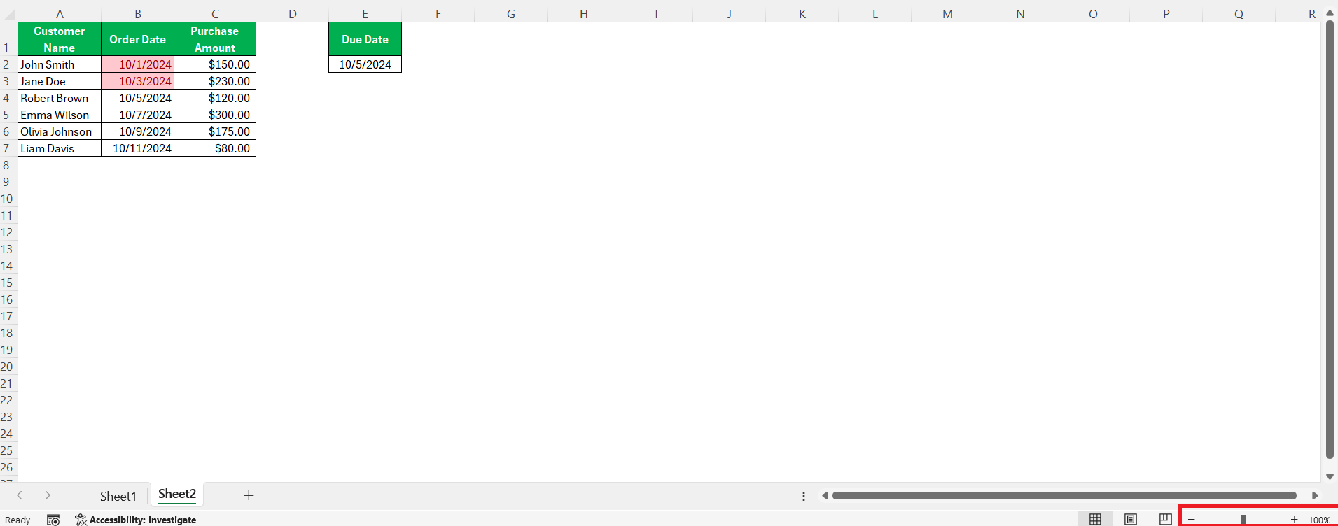 Full screen shortcut in Excel