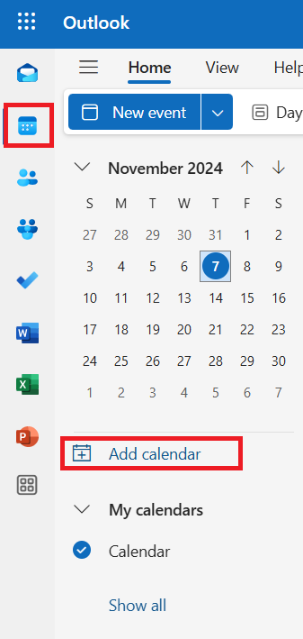 Import Google Calendar to Outlook