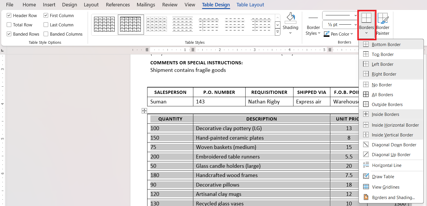 How to Merge Cells in Word