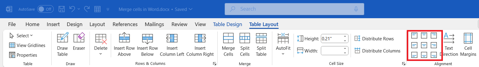 How to Merge Cells in Word