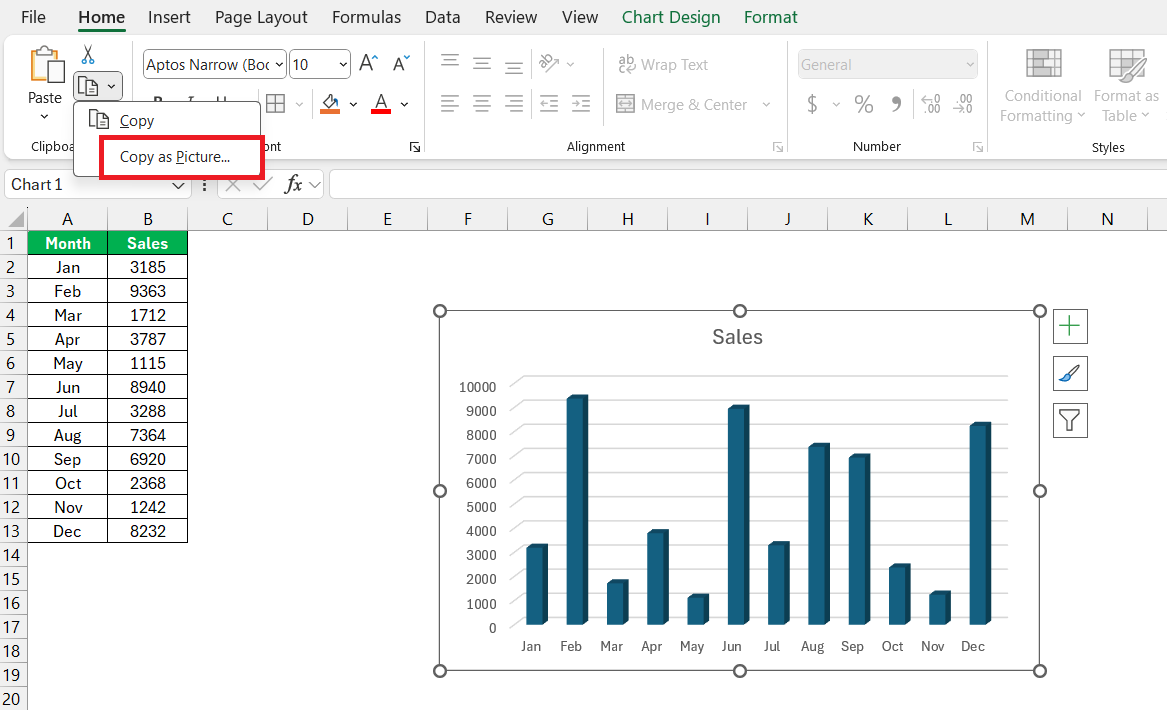 Save Excel Charts as Image