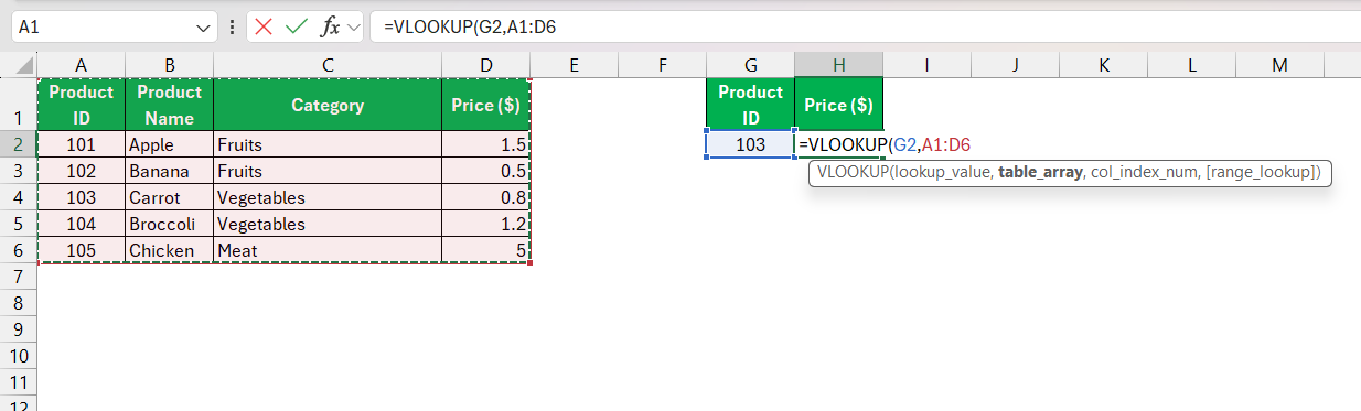 VLOOKUP Versus INDEX MATCH in Excel