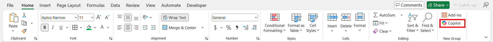 Copilot for Conditional Formatting