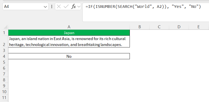 Get First Match in Excel