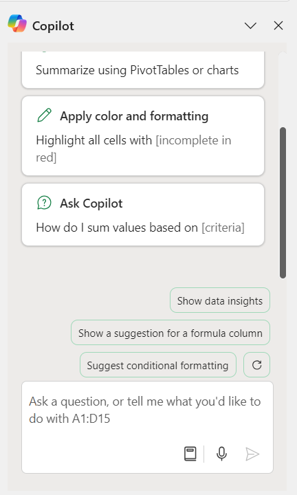 Data Analysis using Copilot in Excel