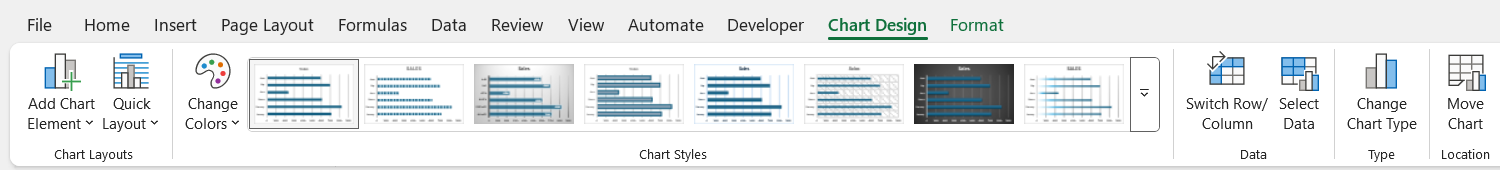 Bar Graph vs Histogram in Excel