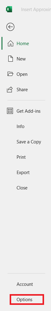 Insert Approximate Symbol in Excel