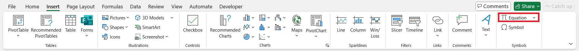 Insert Approximate Symbol in Excel