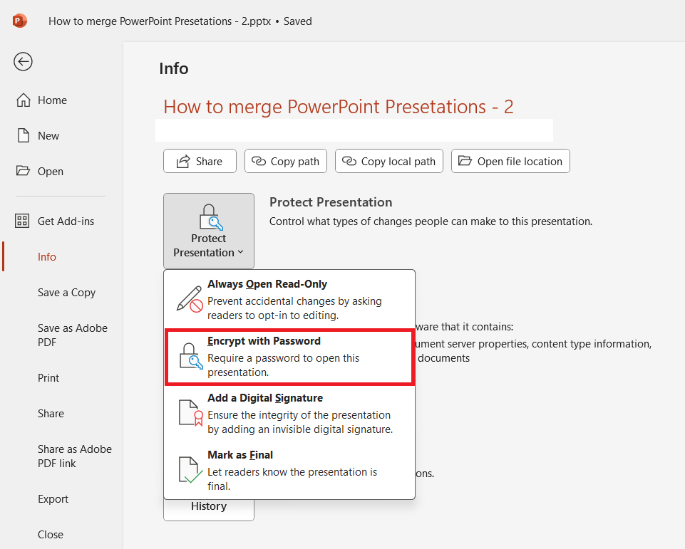 How to Merge PowerPoint Presentations