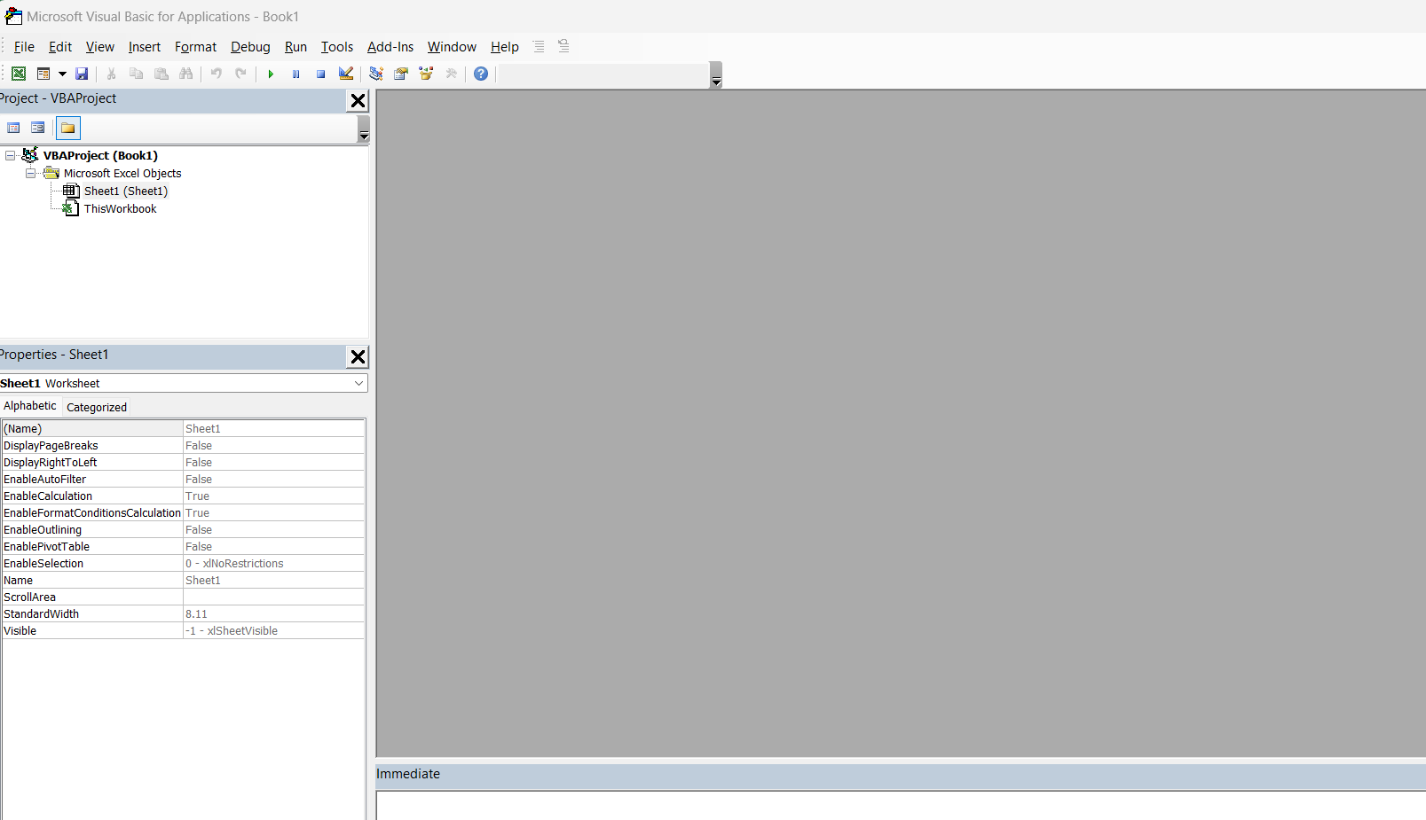 dialog box in Excel