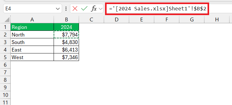 Excel Cross Referencing