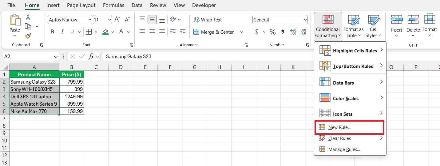 Excel Cross Referencing