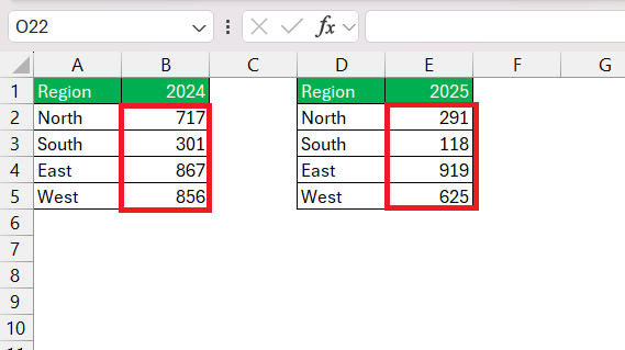 Range in Excel