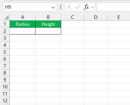 Surface Area of Cylinder