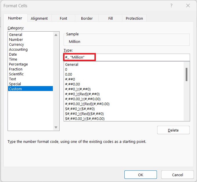 Abbreviate Numbers in Excel