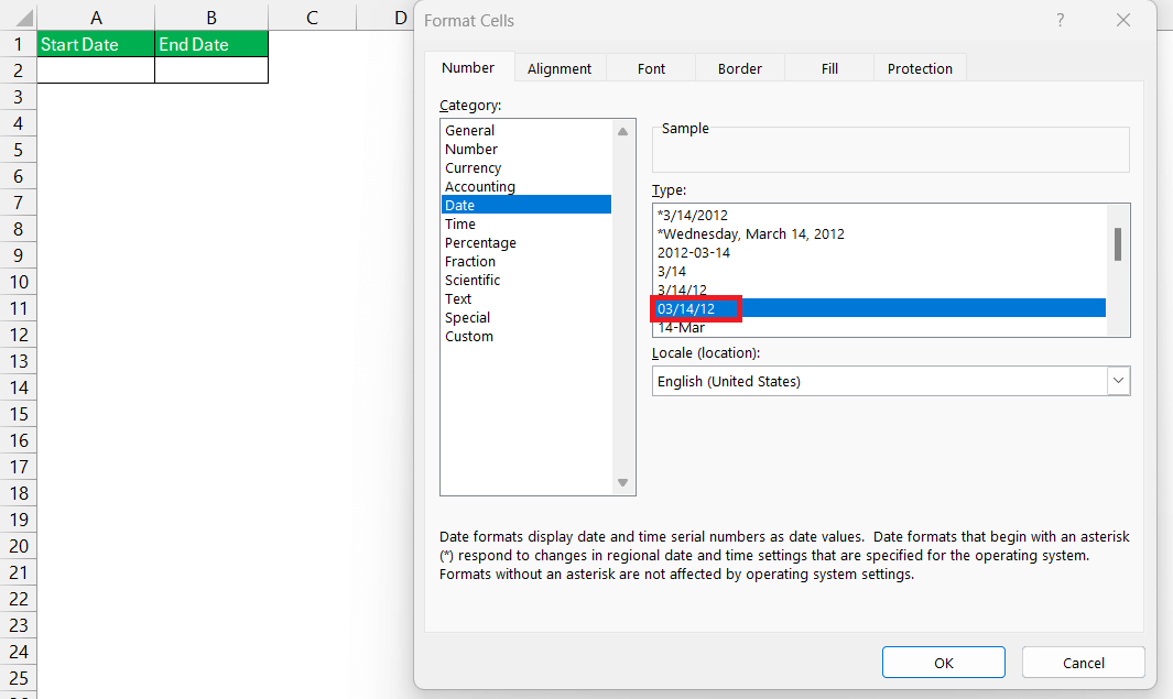 Calculate Ageing in Excel