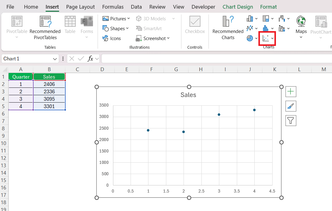 Interpolation in Excel