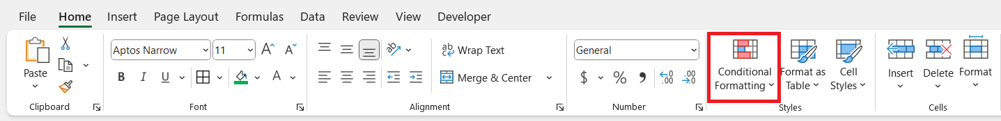 Define Data Bars in Excel