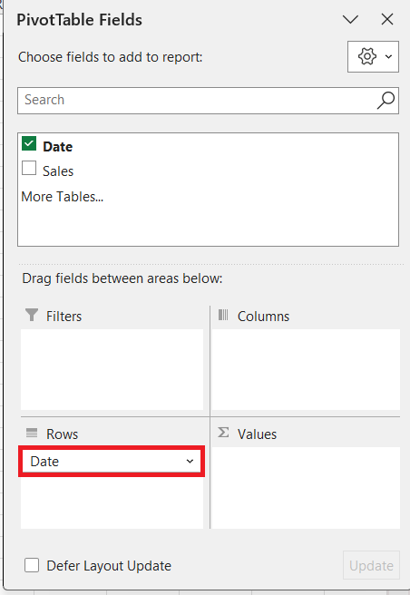 Convert Year to Quarter in Excel