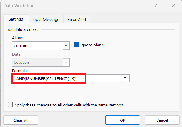 Social Security Number Format