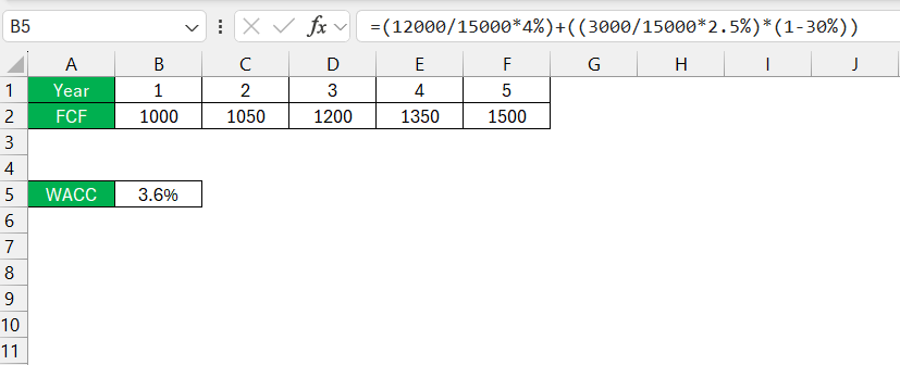  Discounted Cash Flow Formula in Excel