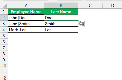 Excel Delimiter