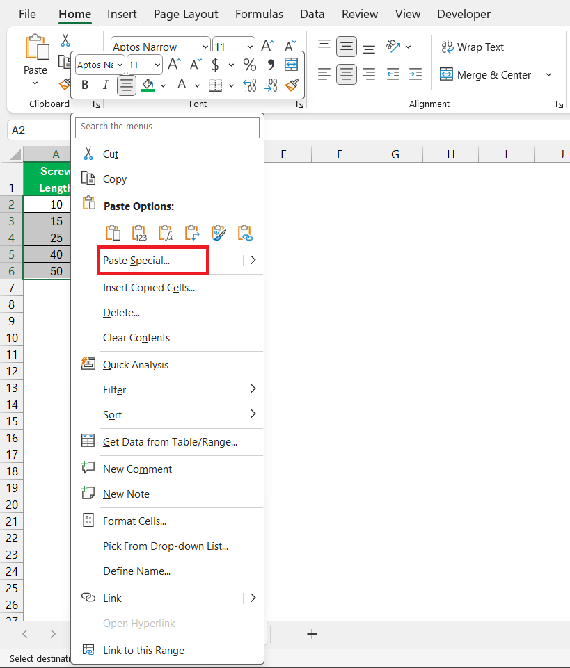 Convert MM to CM in Excel