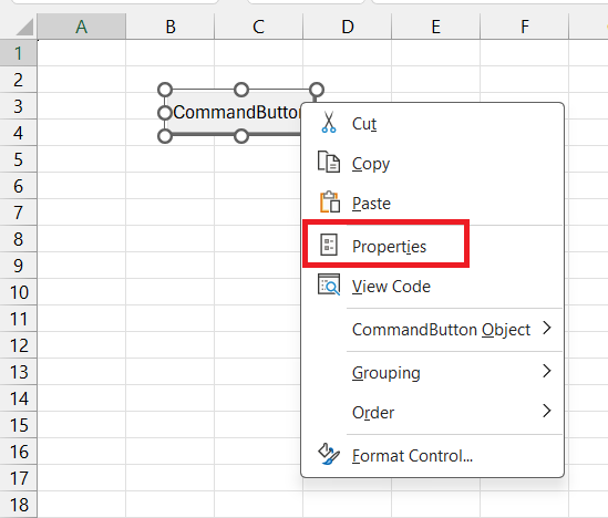 ActiveX Controls in Excel