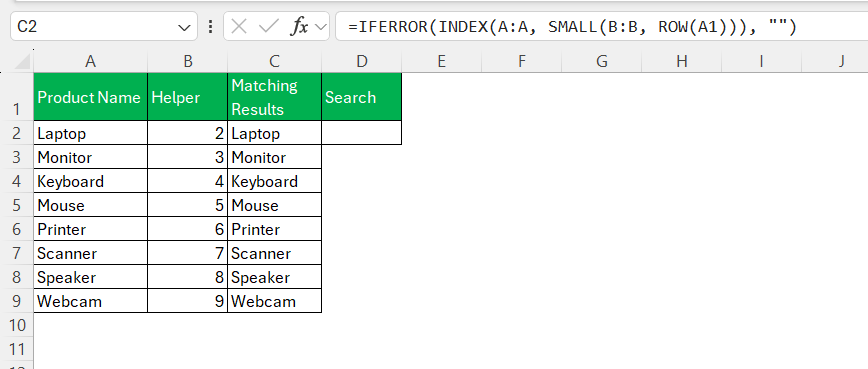 Searchable Dropdown Lists