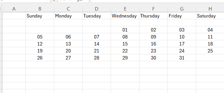 Excel Calendar Templates