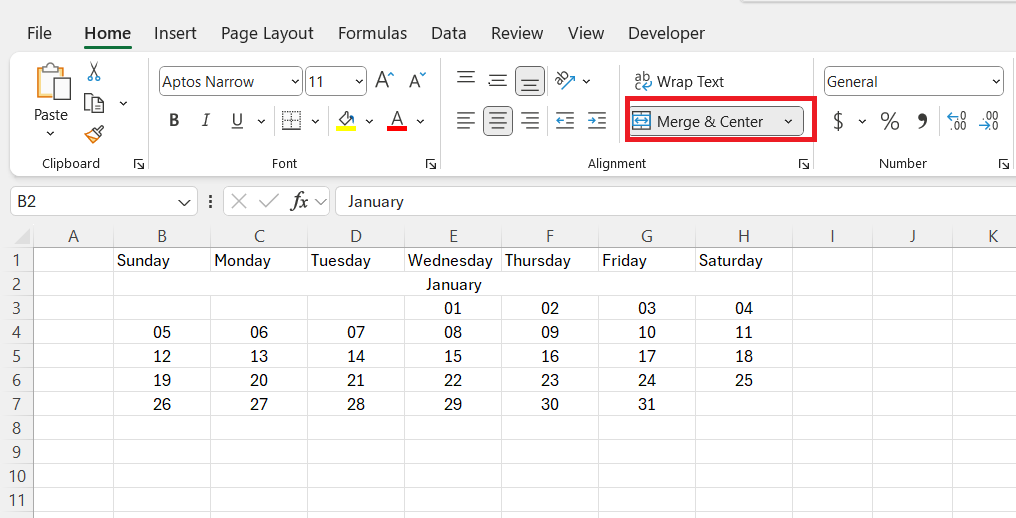 Excel Calendar Templates