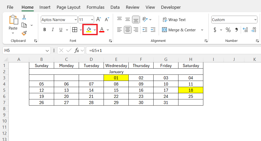 Excel Calendar Templates