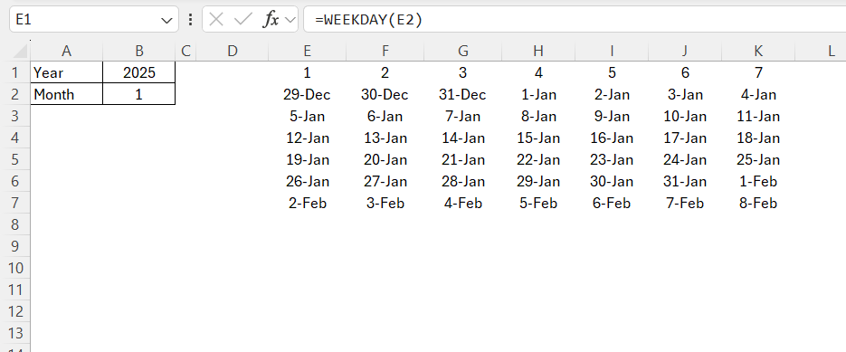 Excel Calendar Templates