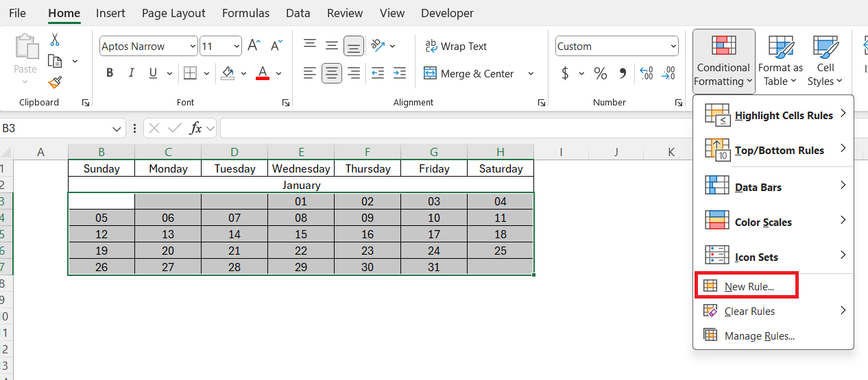 Excel Calendar Templates