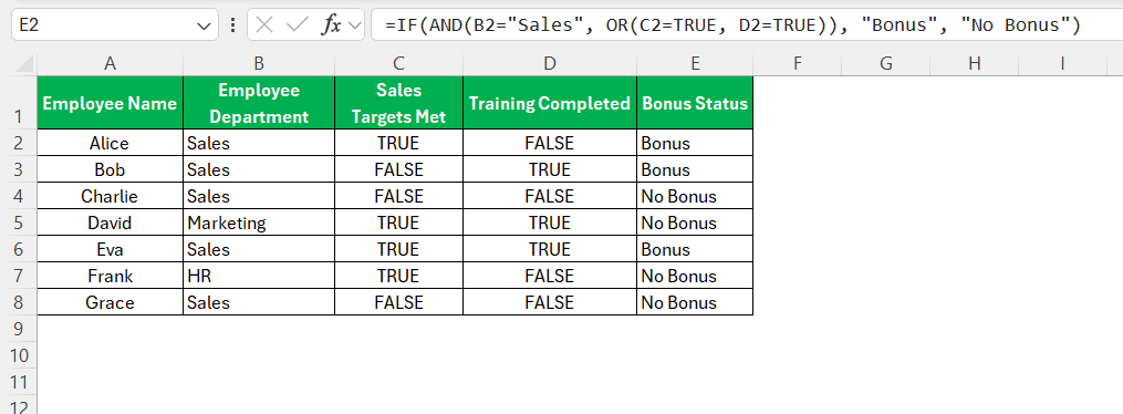 IF OR Statements