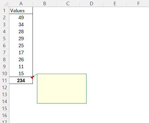 F Key Excel