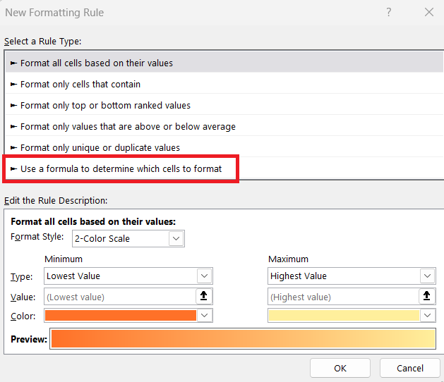 How to Find Range in Excel