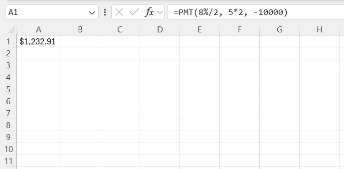 Semimonthly Formula