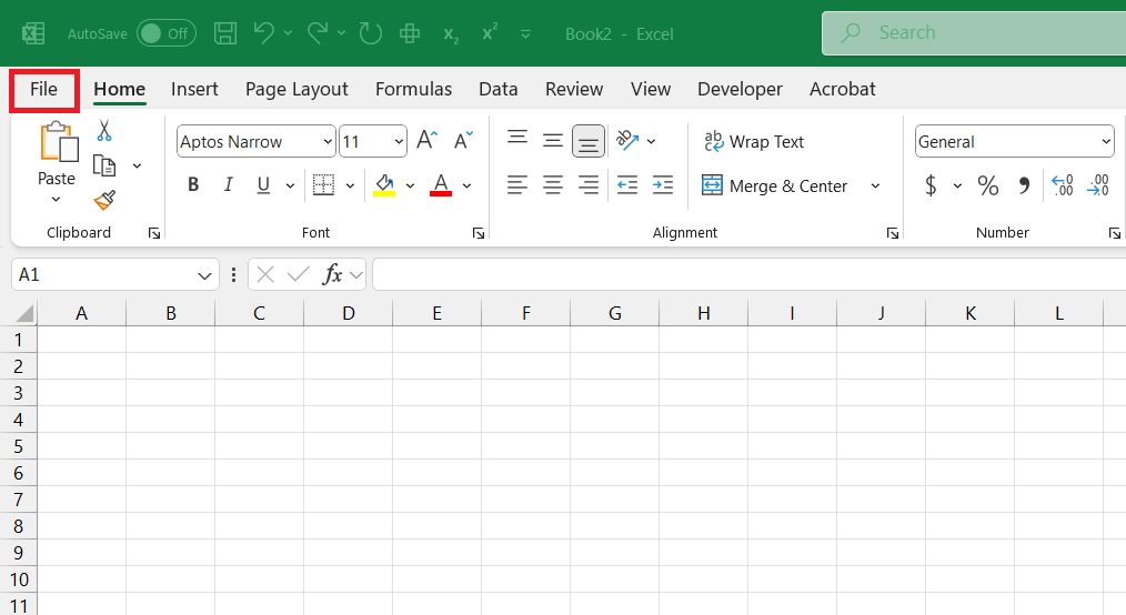 Excel TXT